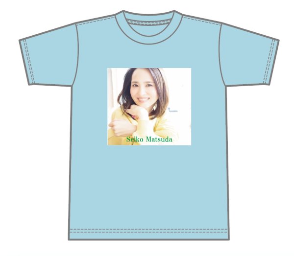 画像1: Seiko ピクチャーTシャツ L.BLUE (1)